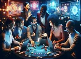 Slote မိုဘိုင်း App မှ Live Baccarat တိုက်ရိုက်ကစားနေသောမြင်ကွင်း